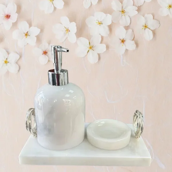 İnci Beyazı Gümüş 3'lü Mini Set