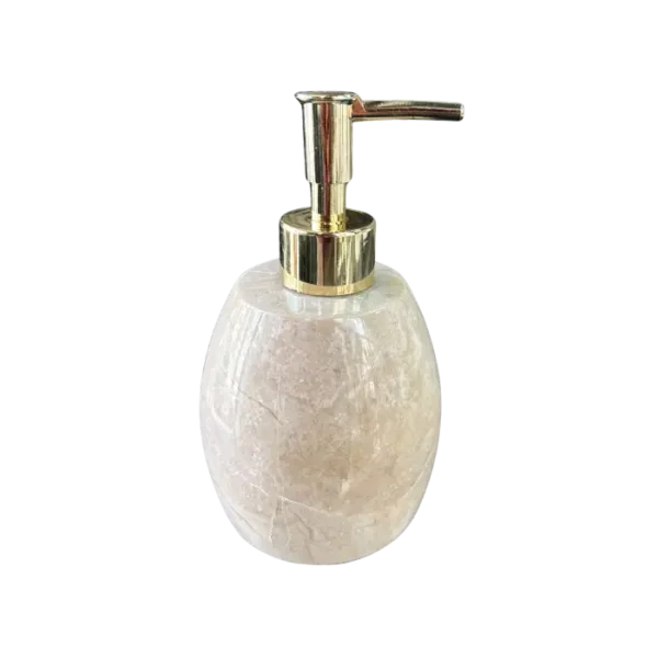 Oval Bej Gold Sıvı Sabunluk
